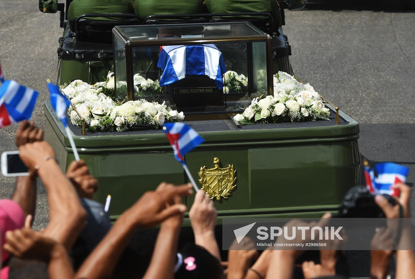 Santiago de Cuba during Fidel Castro's funeral