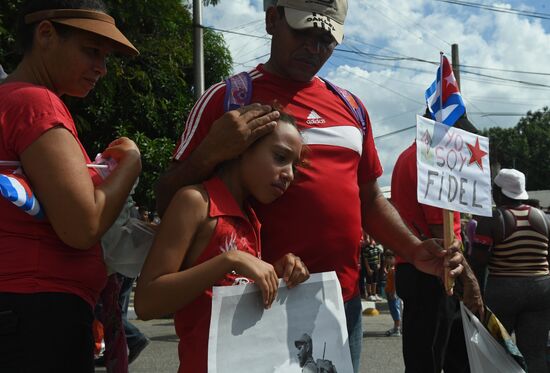Santiago de Cuba during Fidel Castro's funeral
