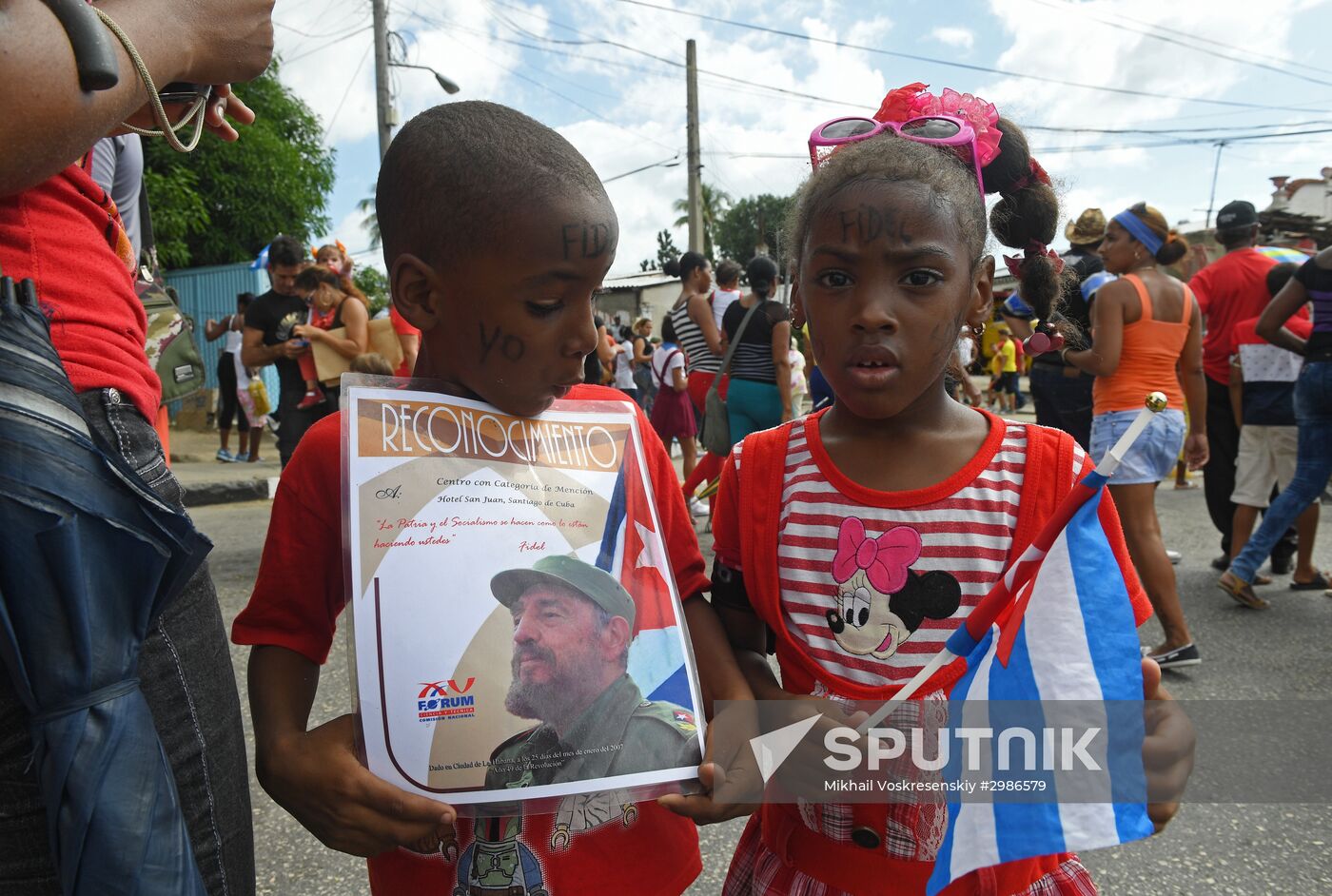 Santiago de Cuba during Fidel Castro's funeral