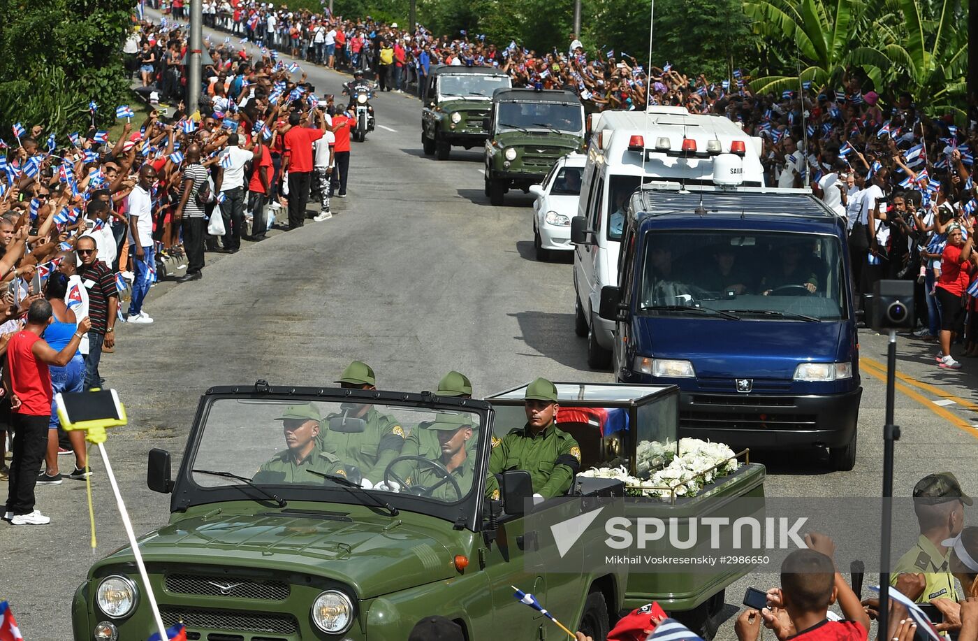 Santiago de Cuba during Fidel Castro's funeral