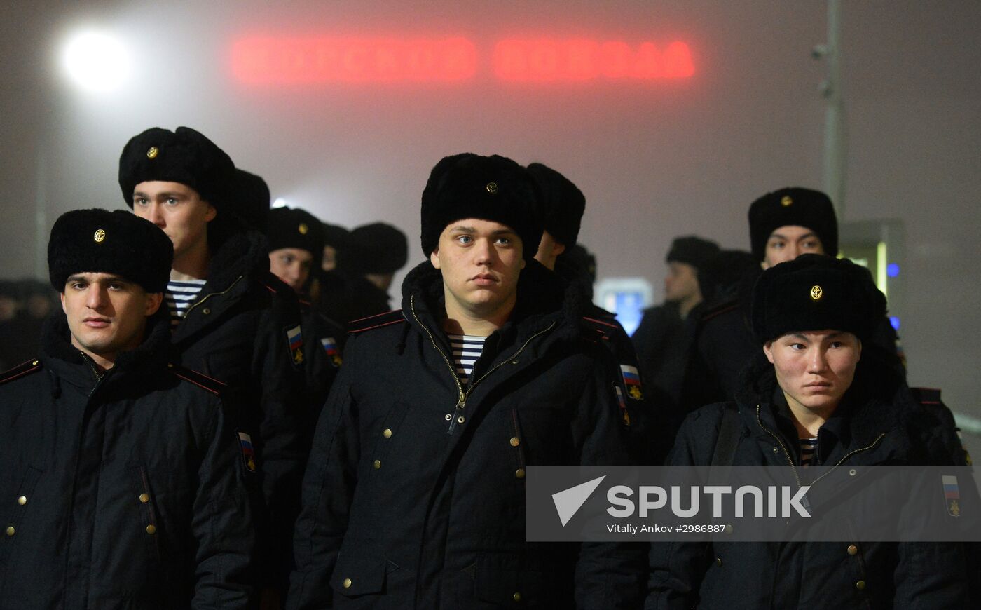 Military draft in Vladivostok