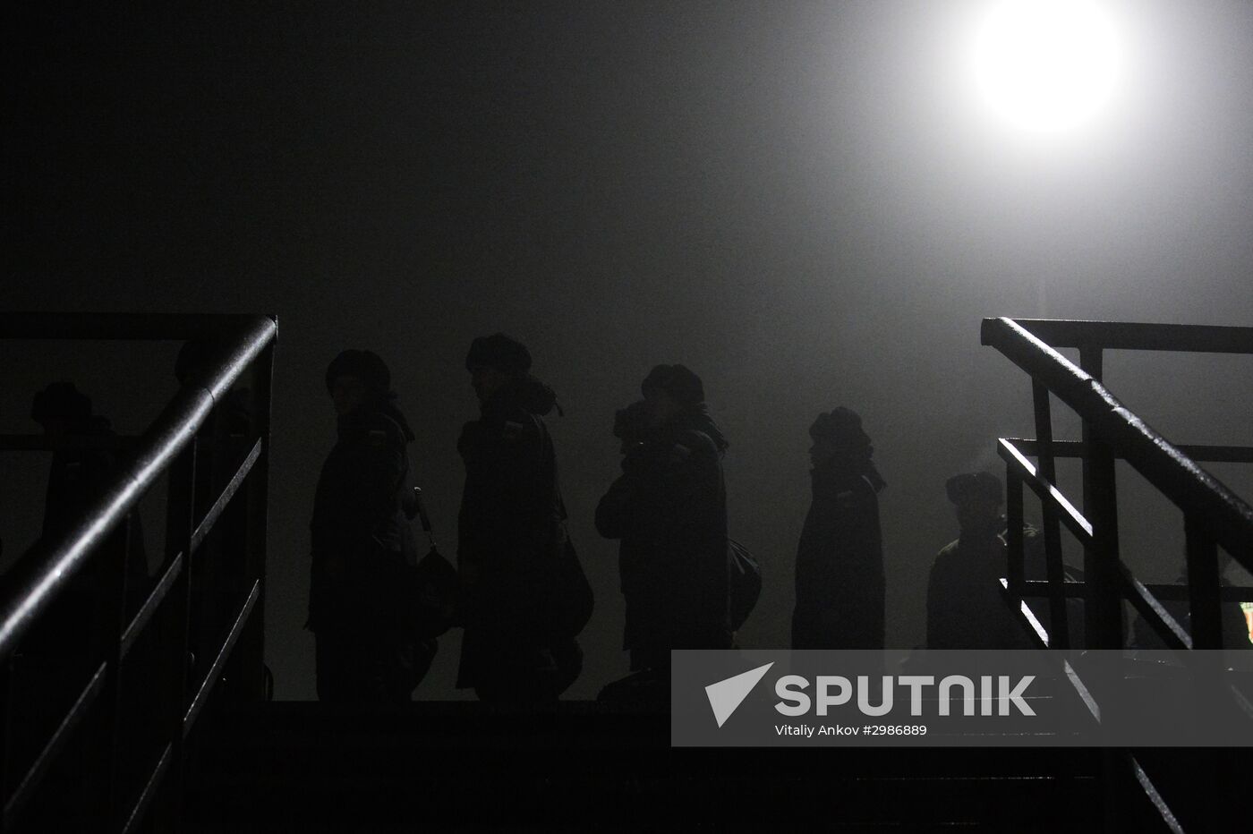 Military draft in Vladivostok