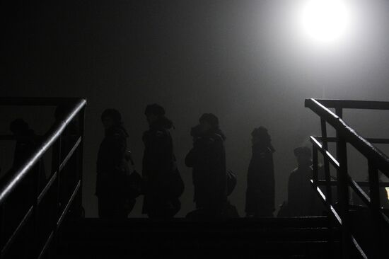 Military draft in Vladivostok