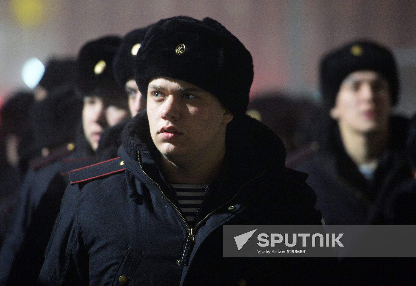 Military draft in Vladivostok