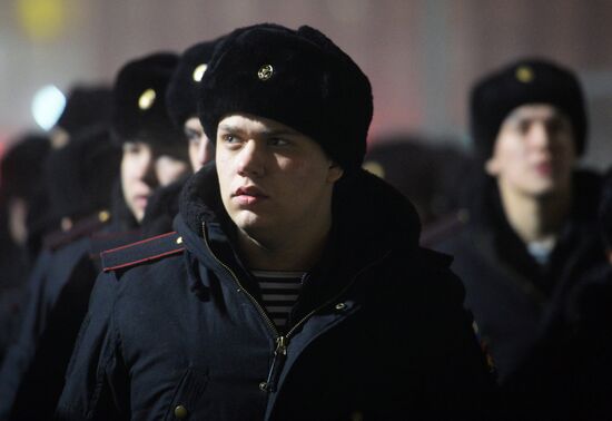 Military draft in Vladivostok