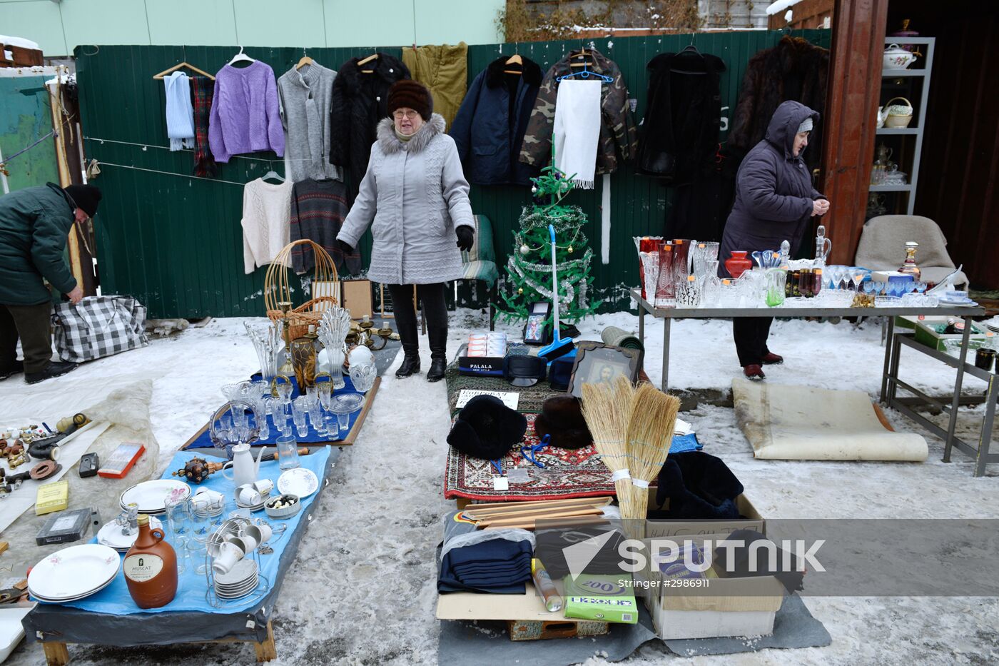 Flea market in Kiev