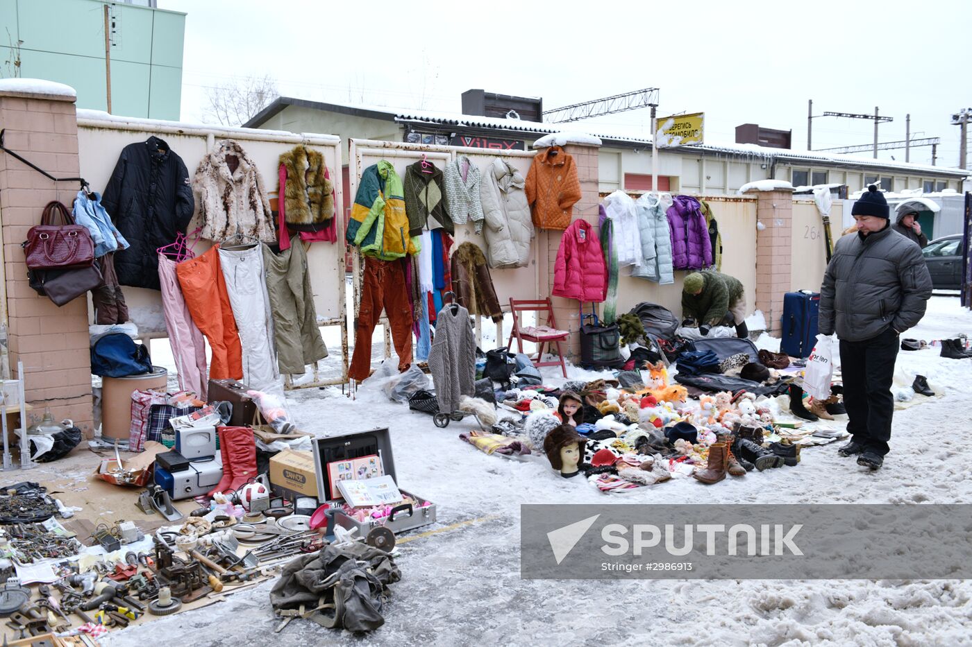 Flea market in Kiev