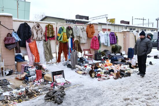 Flea market in Kiev