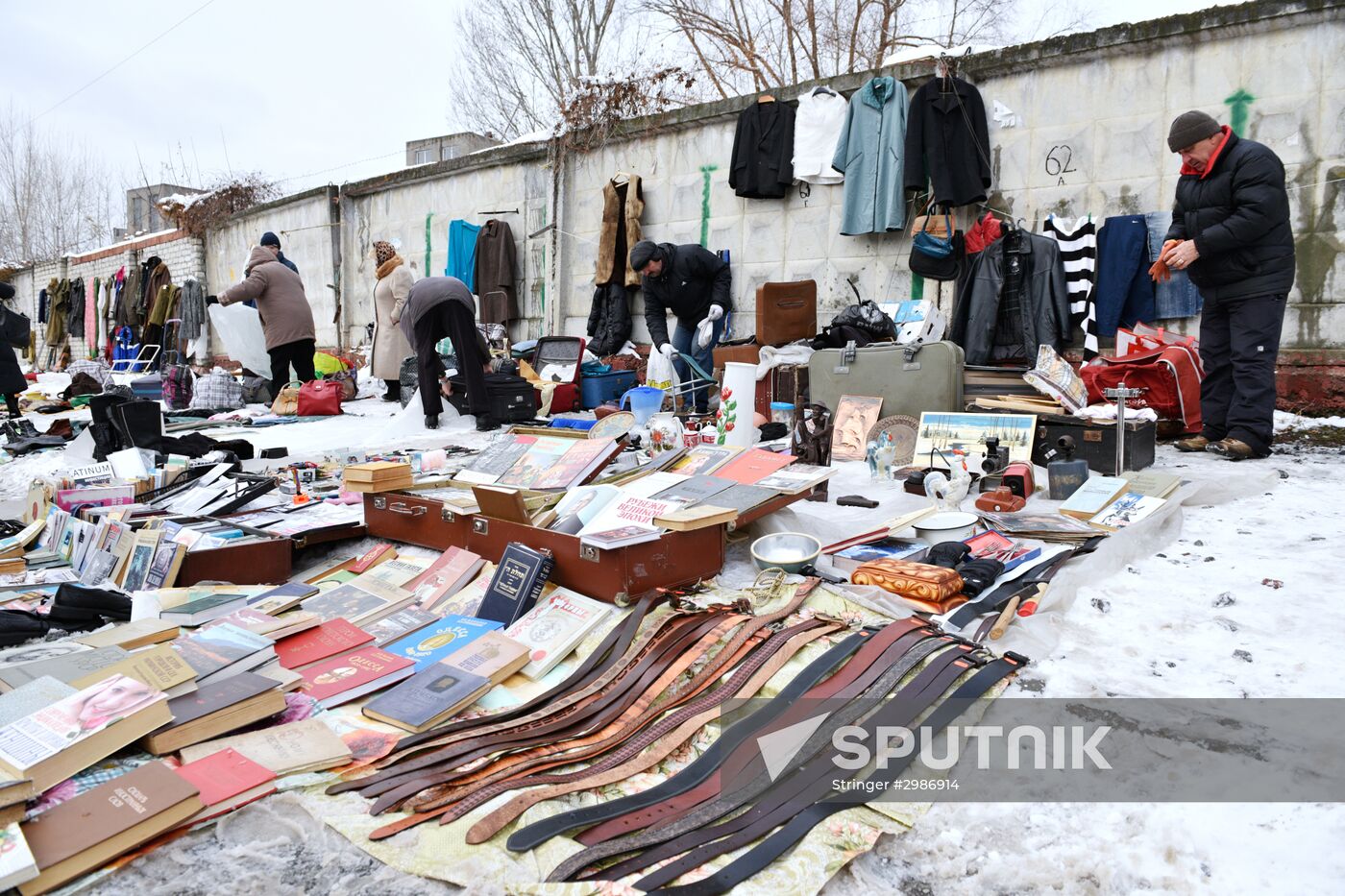 Flea market in Kiev