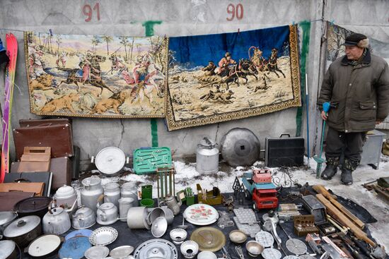 Flea market in Kiev