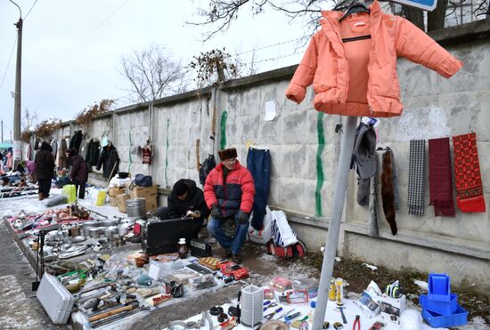 Flea market in Kiev