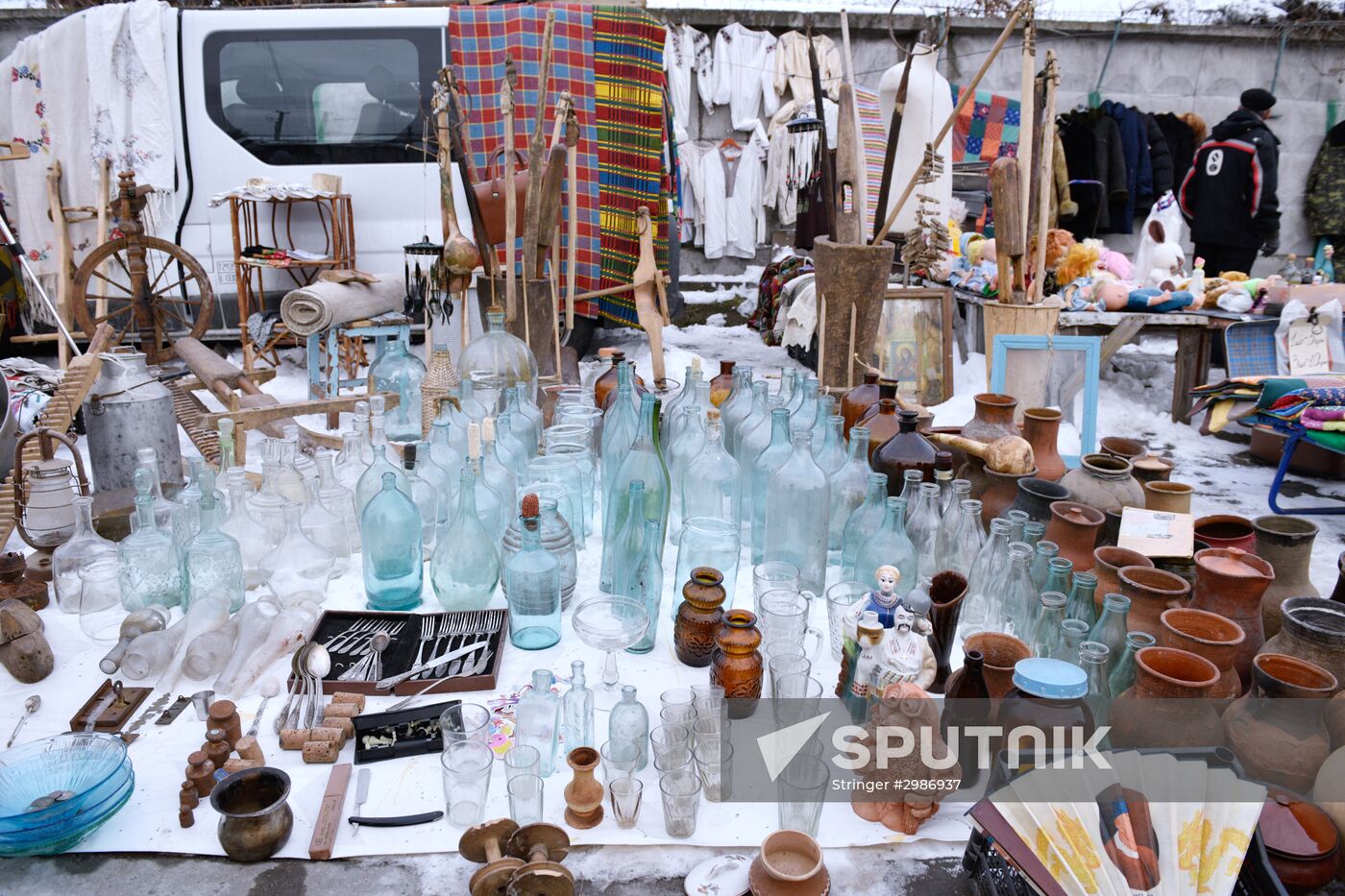 Flea market in Kiev