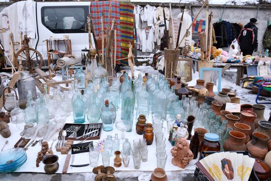 Flea market in Kiev