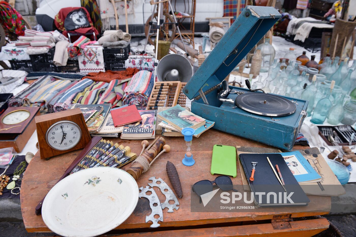 Flea market in Kiev