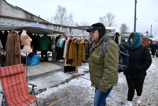 Flea market in Kiev