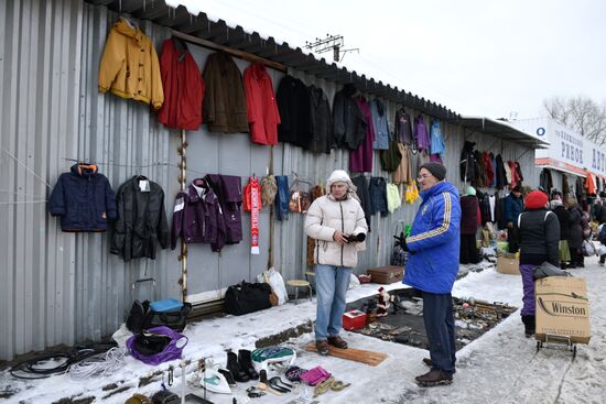 Flea market in Kiev