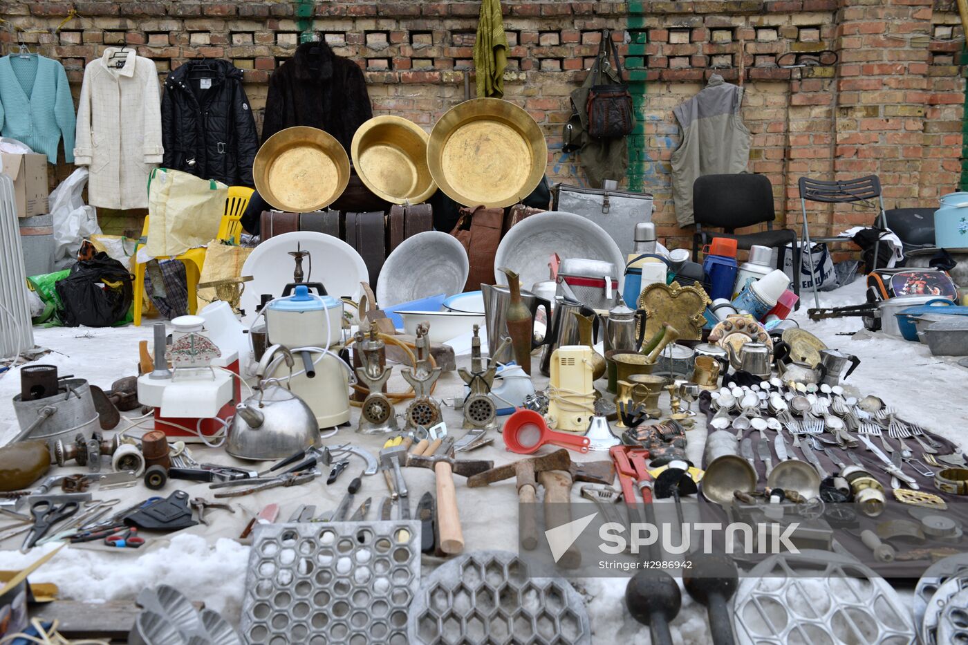 Flea market in Kiev
