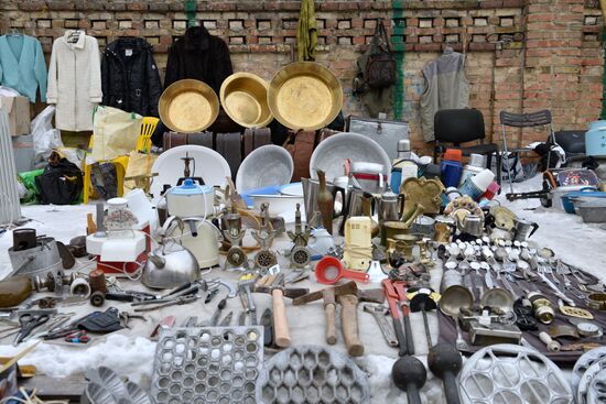 Flea market in Kiev