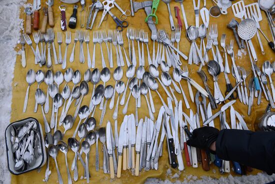 Flea market in Kiev