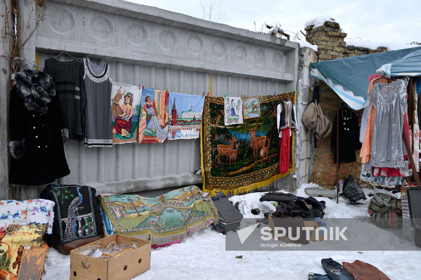 Flea market in Kiev