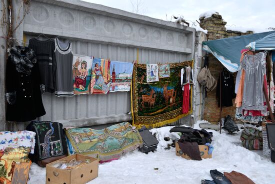 Flea market in Kiev