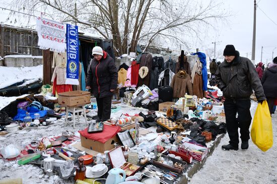 Flea market in Kiev
