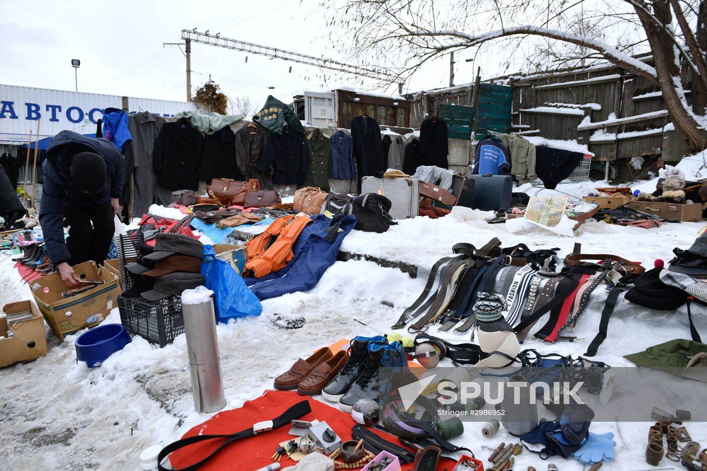 Flea market in Kiev