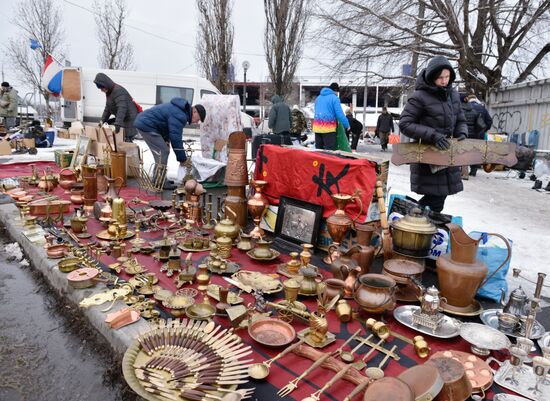 Flea market in Kiev