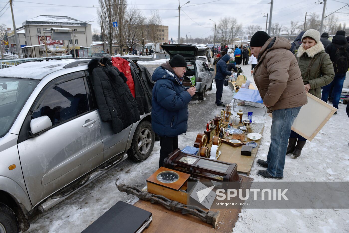 Flea market in Kiev
