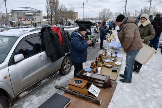 Flea market in Kiev