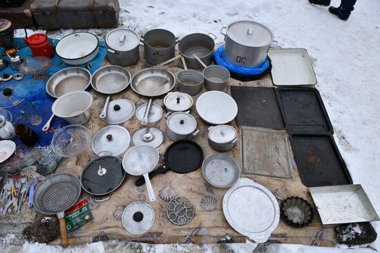 Flea market in Kiev
