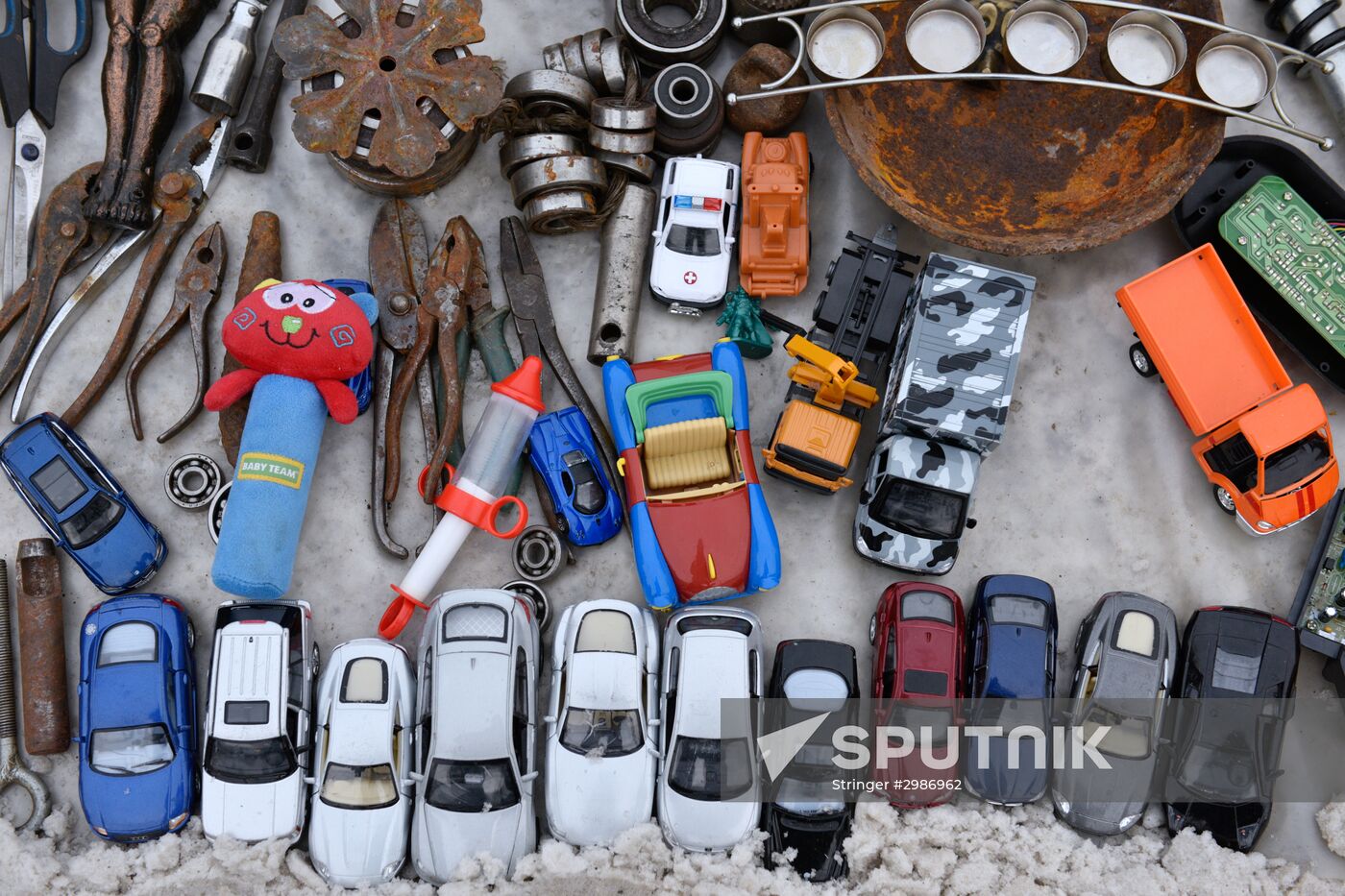 Flea market in Kiev
