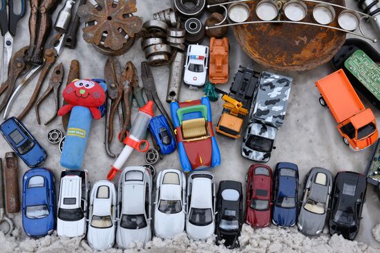 Flea market in Kiev