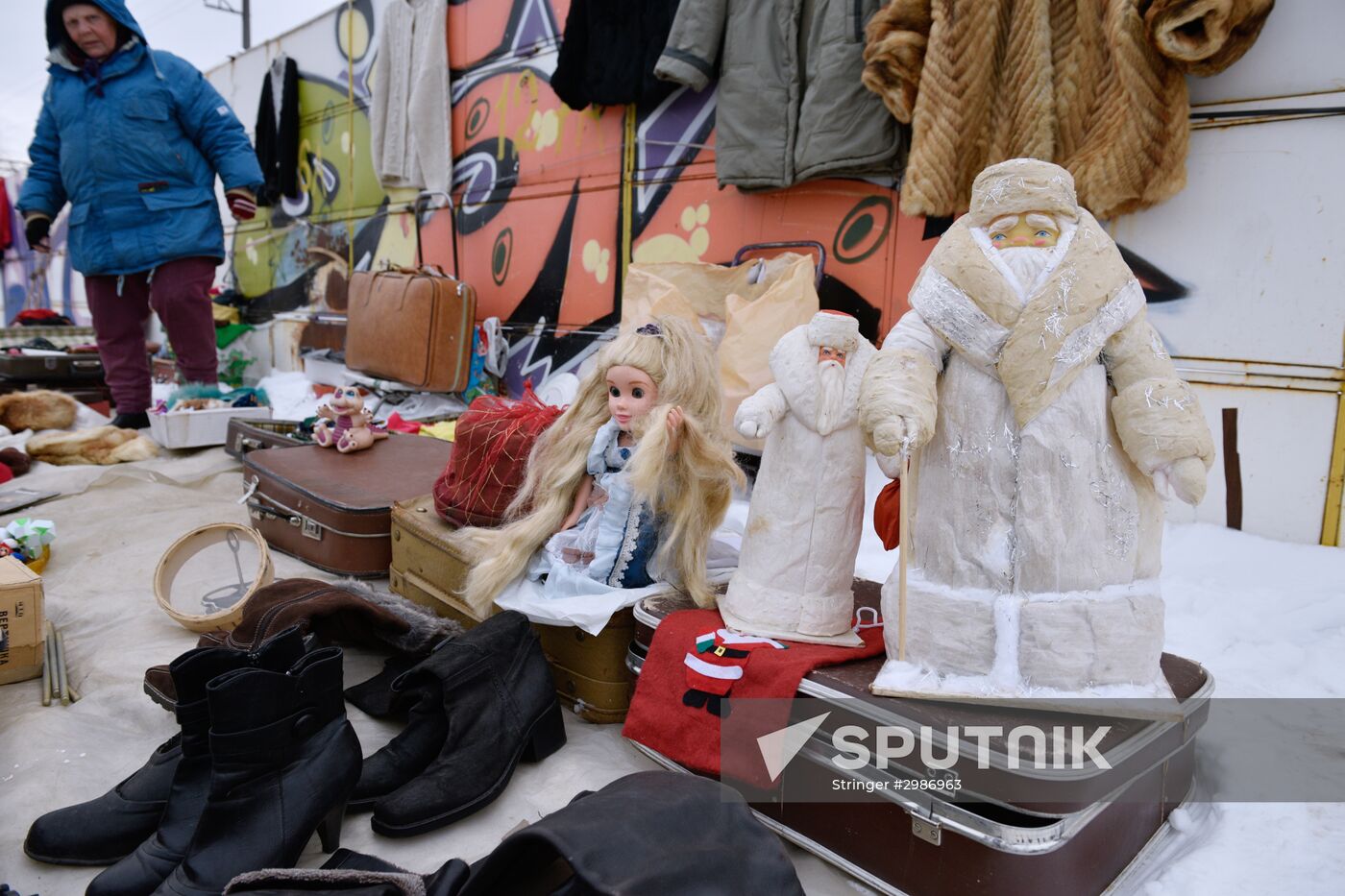 Flea market in Kiev