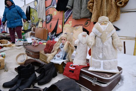 Flea market in Kiev