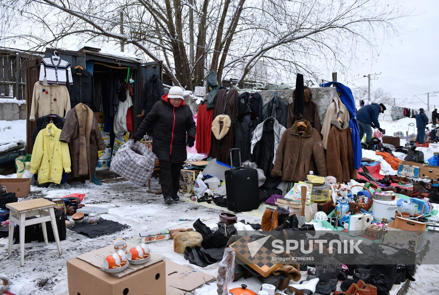 Flea market in Kiev