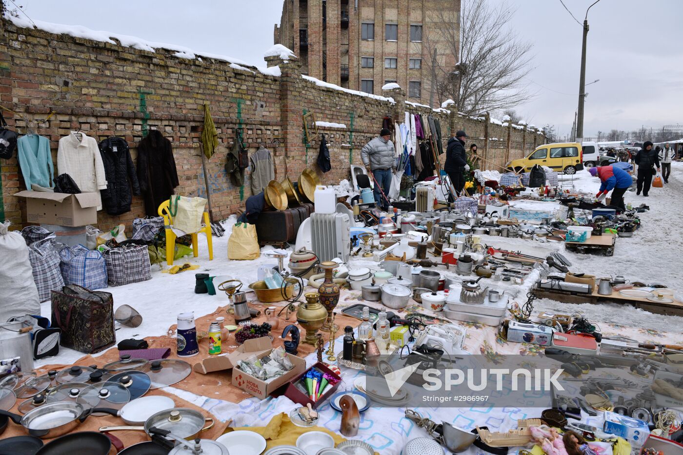 Flea market in Kiev