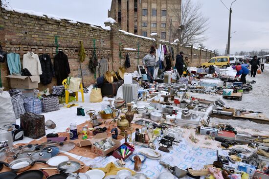 Flea market in Kiev