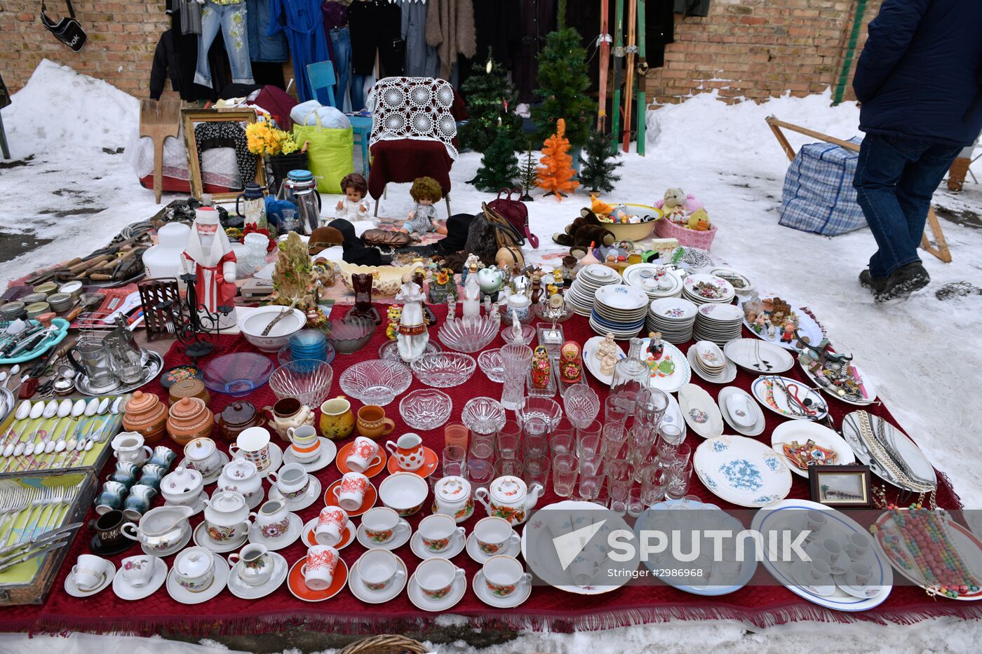 Flea market in Kiev