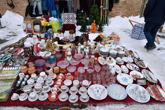 Flea market in Kiev