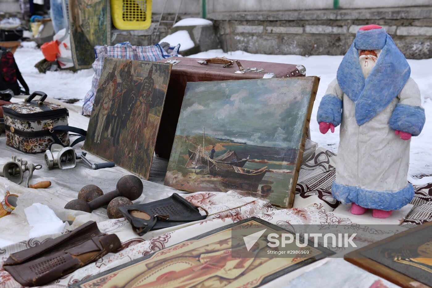 Flea market in Kiev