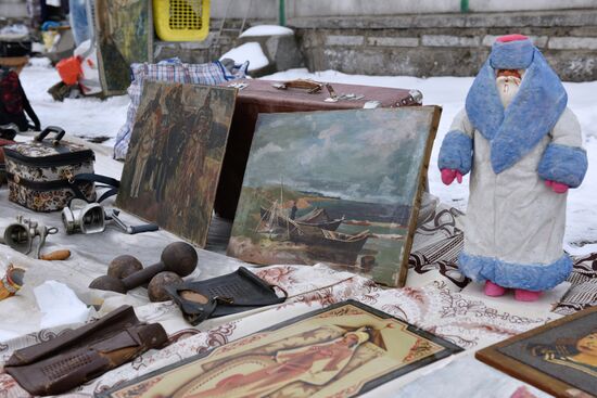 Flea market in Kiev