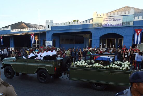 Funeral service for Fidel Castro