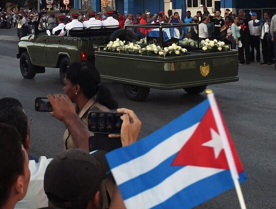 Funeral service for Fidel Castro