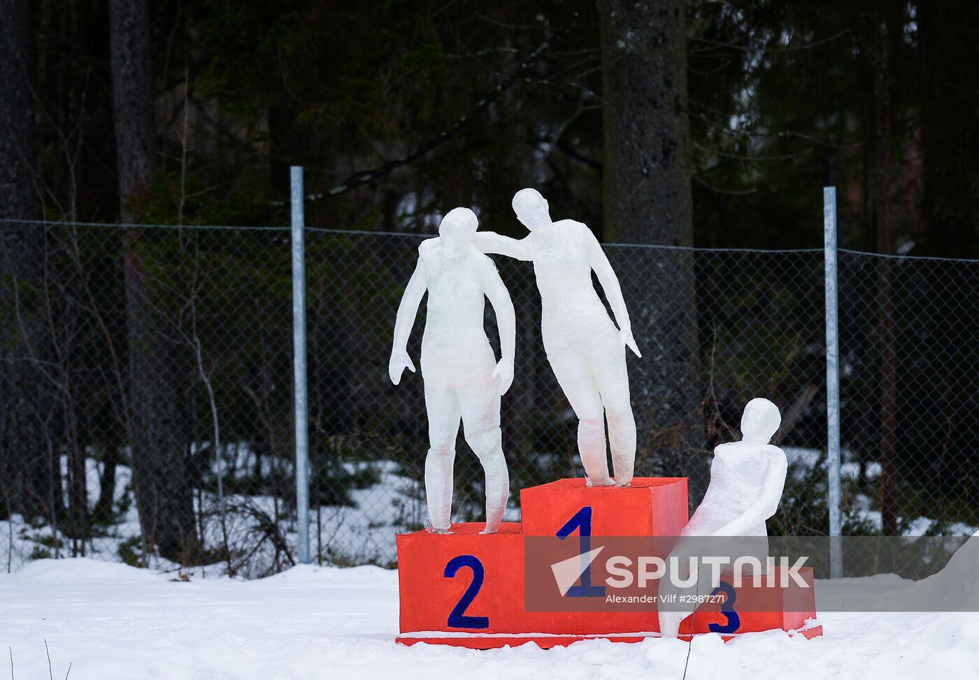Biathlon. World Cup 1. Men's pursuit race
