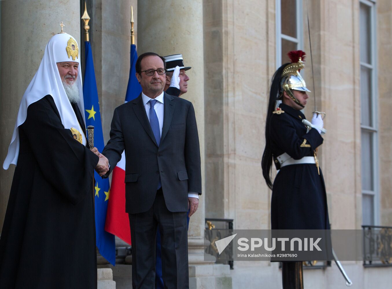 Patriarch Kirill visits Paris