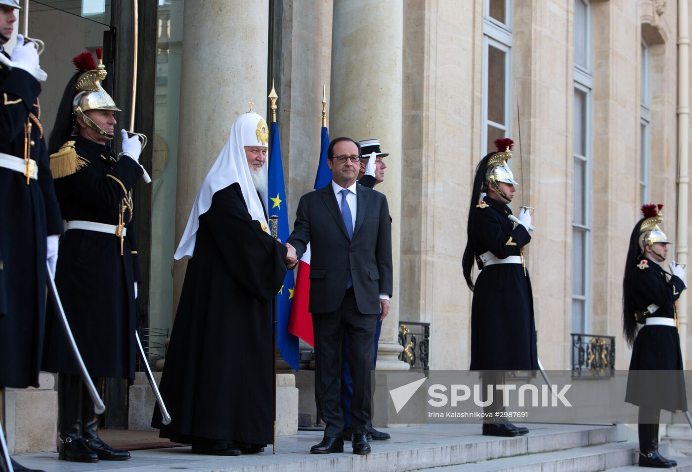 Patriarch Kirill visits Paris