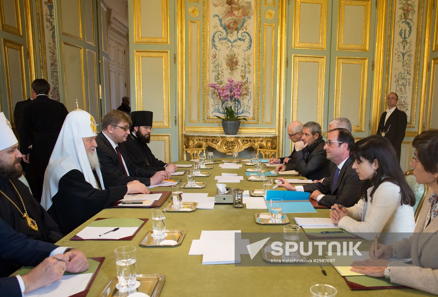 Patriarch Kirill visits Paris