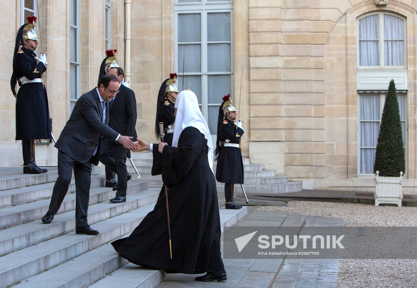 Patriarch Kirill visits Paris