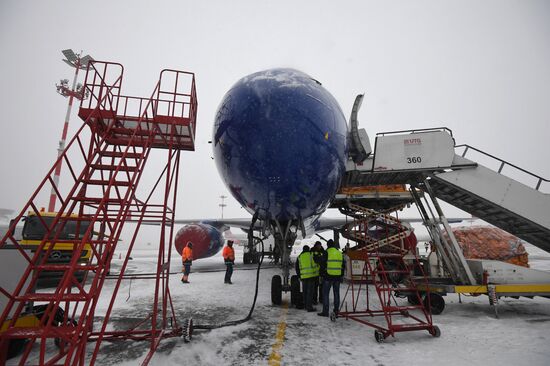 Russian Post's airplanes presented